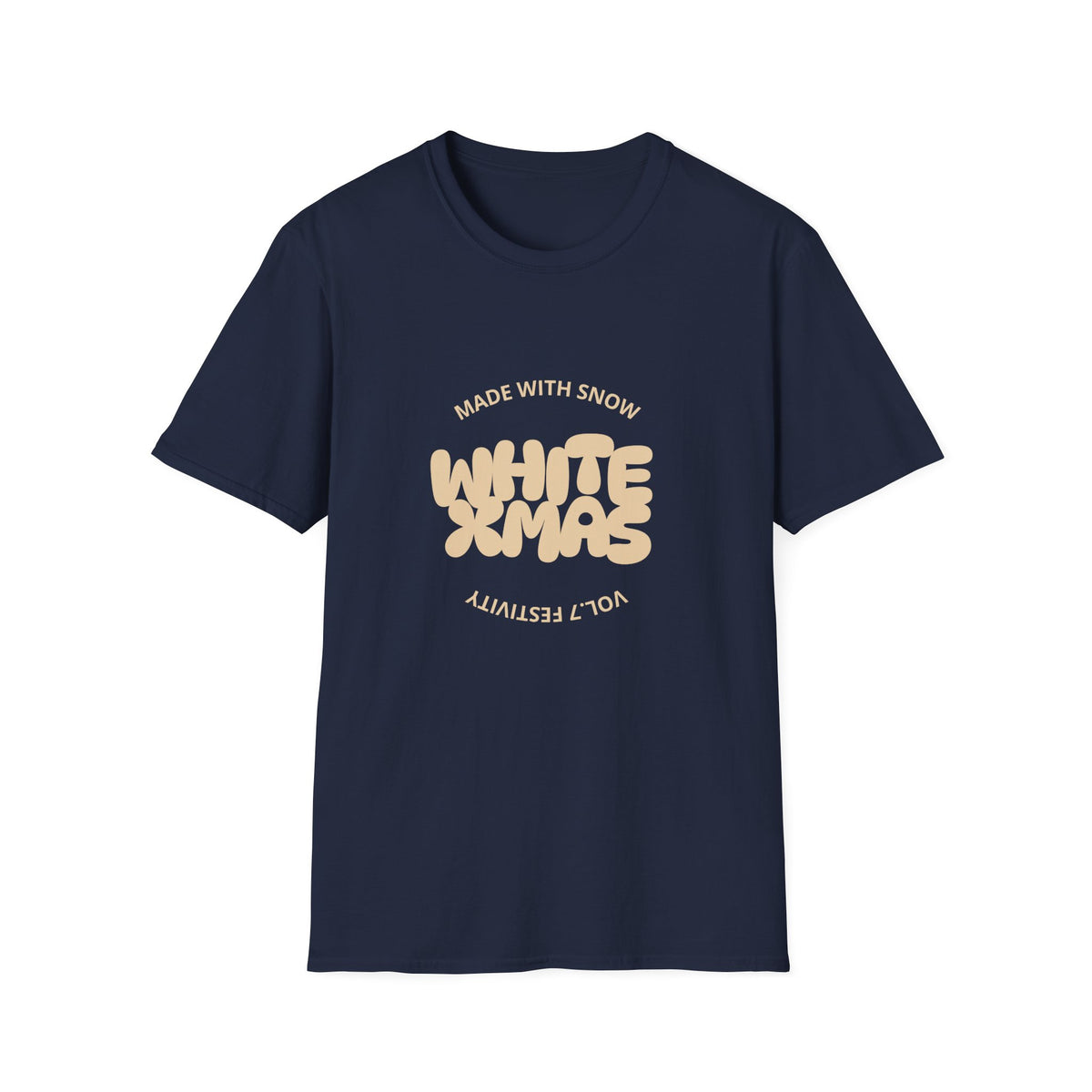White Xmas - Unisex Softstyle T-Shirt