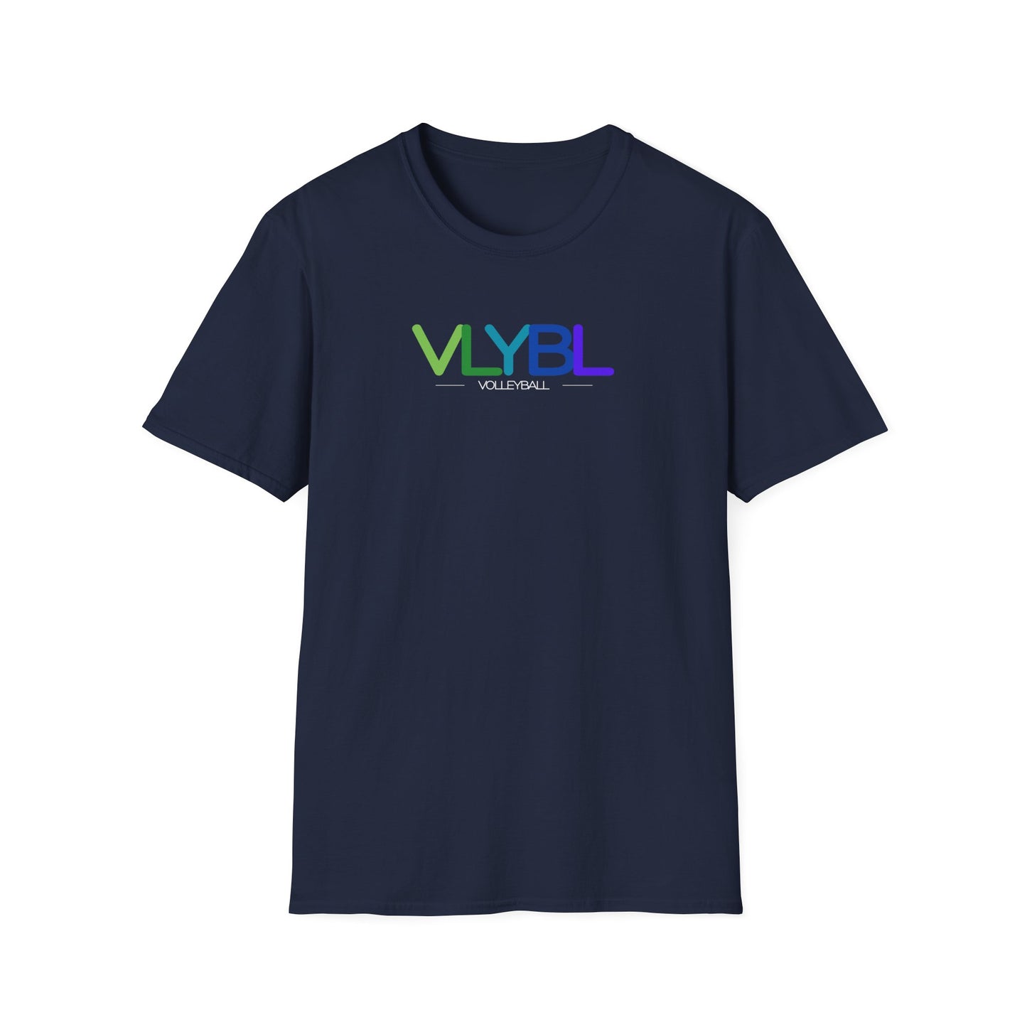 VLYBL- Volleyball (blues) - Unisex Softstyle T-Shirt