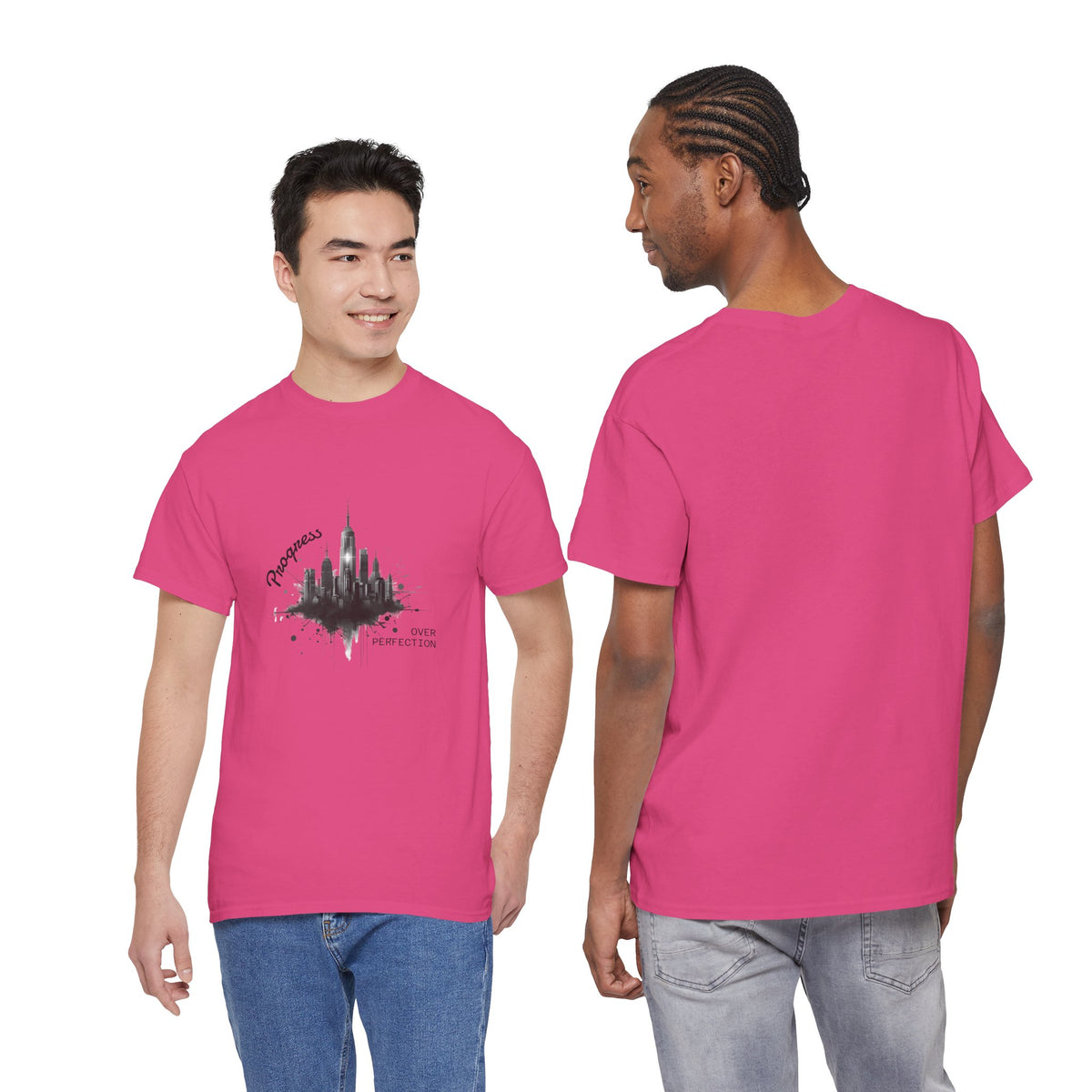 Progress over perfection - Unisex Heavy Cotton Tee