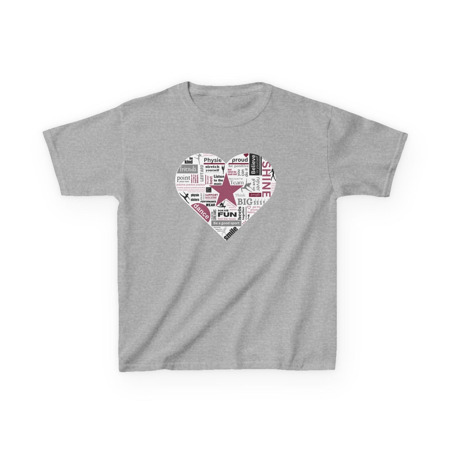 Physie Inspiration Heart - Youth / Kids Heavy Cotton™ Tee