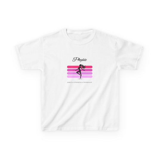 Physie. Dance. Strength. Friendship (pink) - Youth / Kids Heavy Cotton™ Tee
