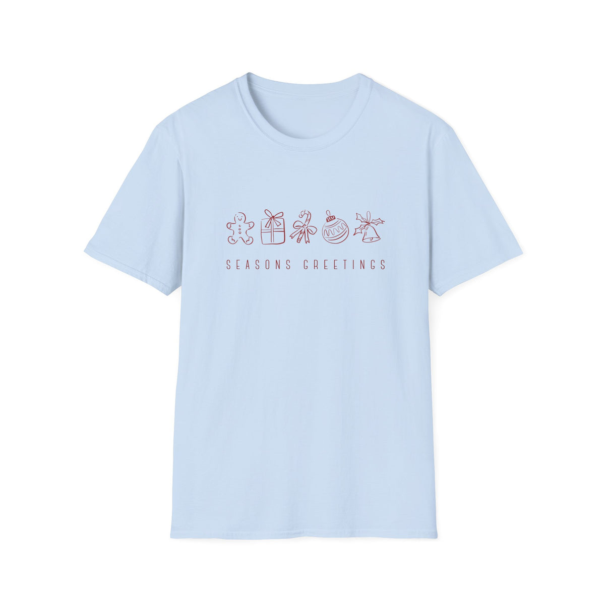 Christmas Sketches - Unisex Softstyle T-Shirt