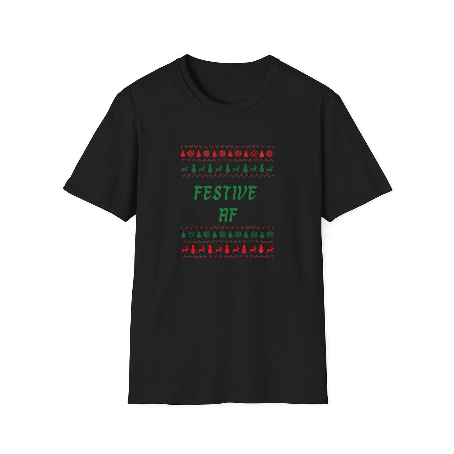Festive AF - Unisex Softstyle T-Shirt
