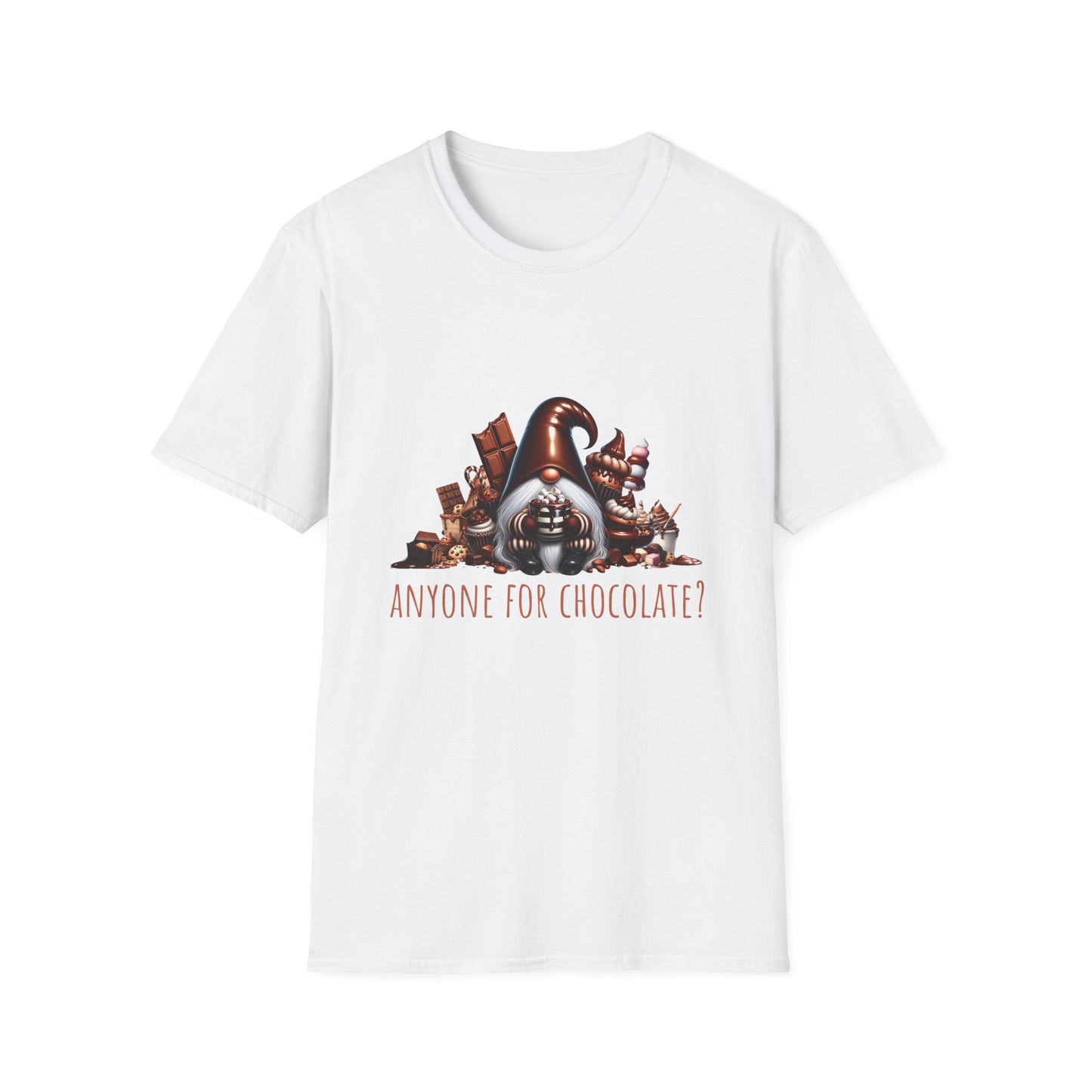 Anyone for Chocolate? Gnome - Unisex Softstyle T-Shirt