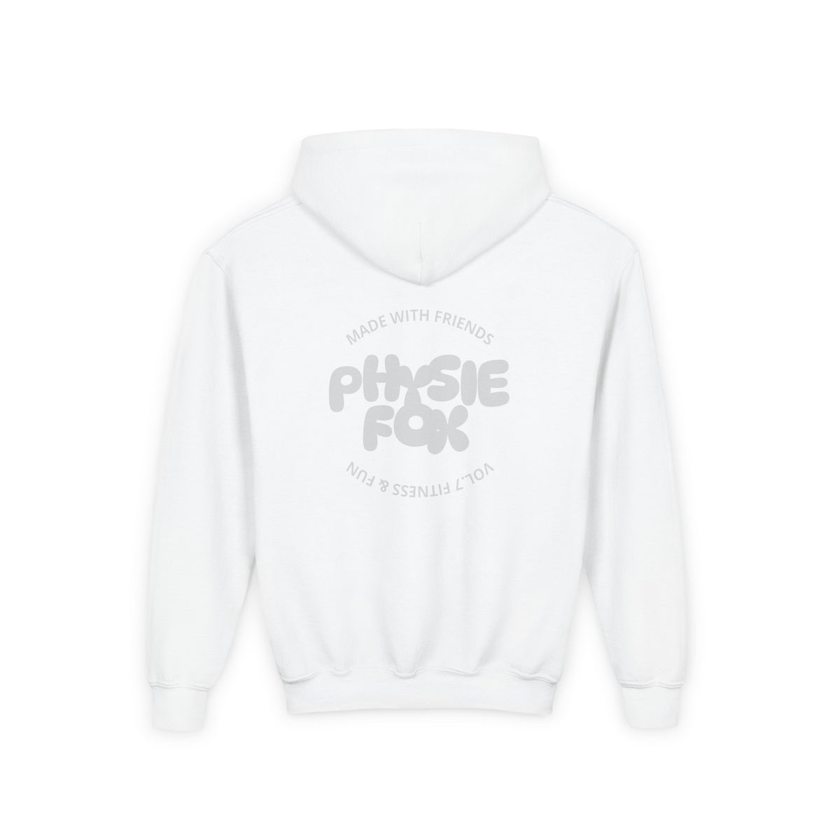 Physie fox (printed on back) - Youth Heavy Blend Hoodie