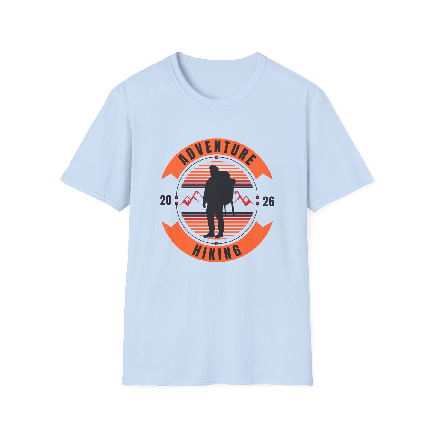 Adventure Hiking - Statement graphic - Unisex Softstyle T-Shirt
