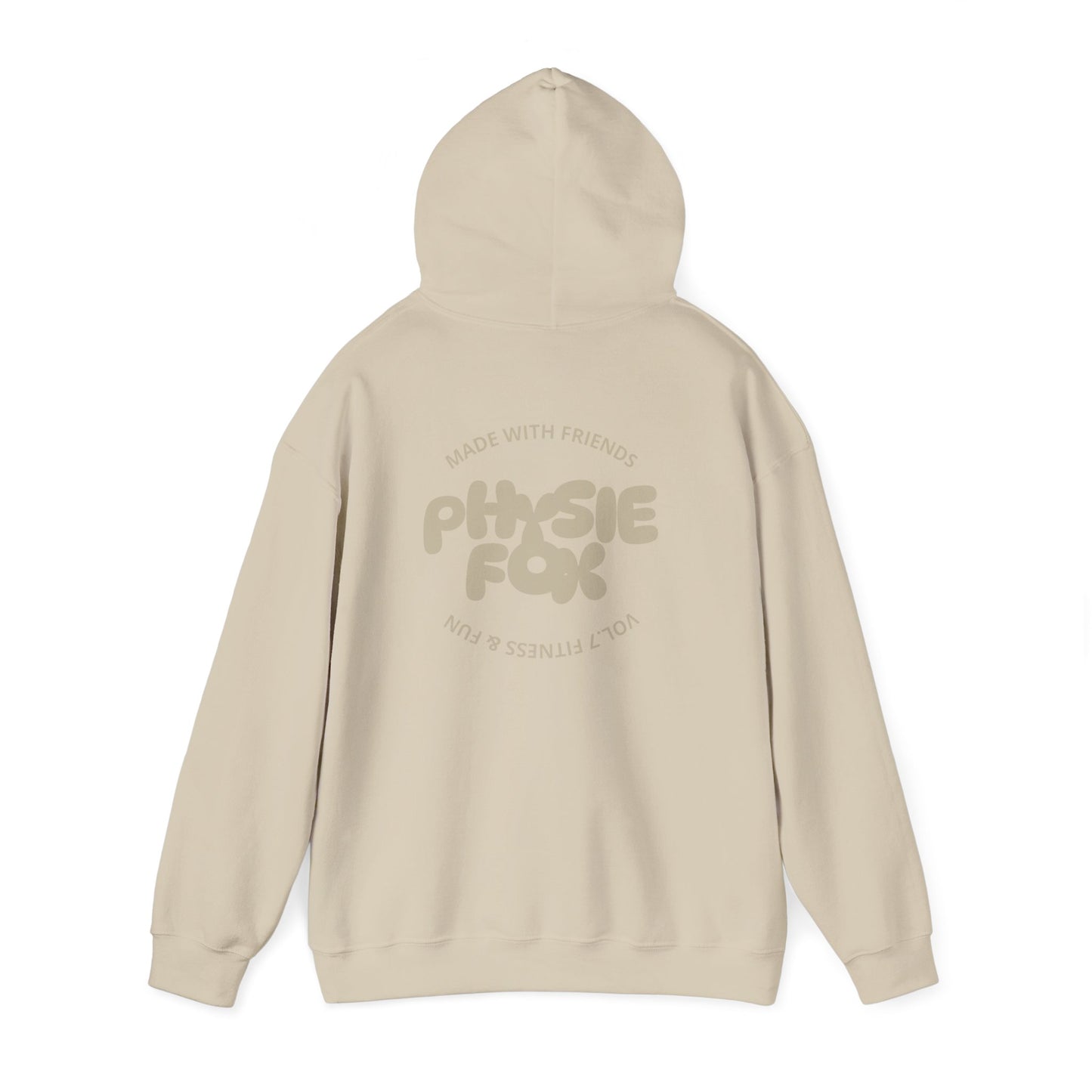 Physie Fox (printed on back) - Unisex Heavy Blend™ Hooded Sweatshirt