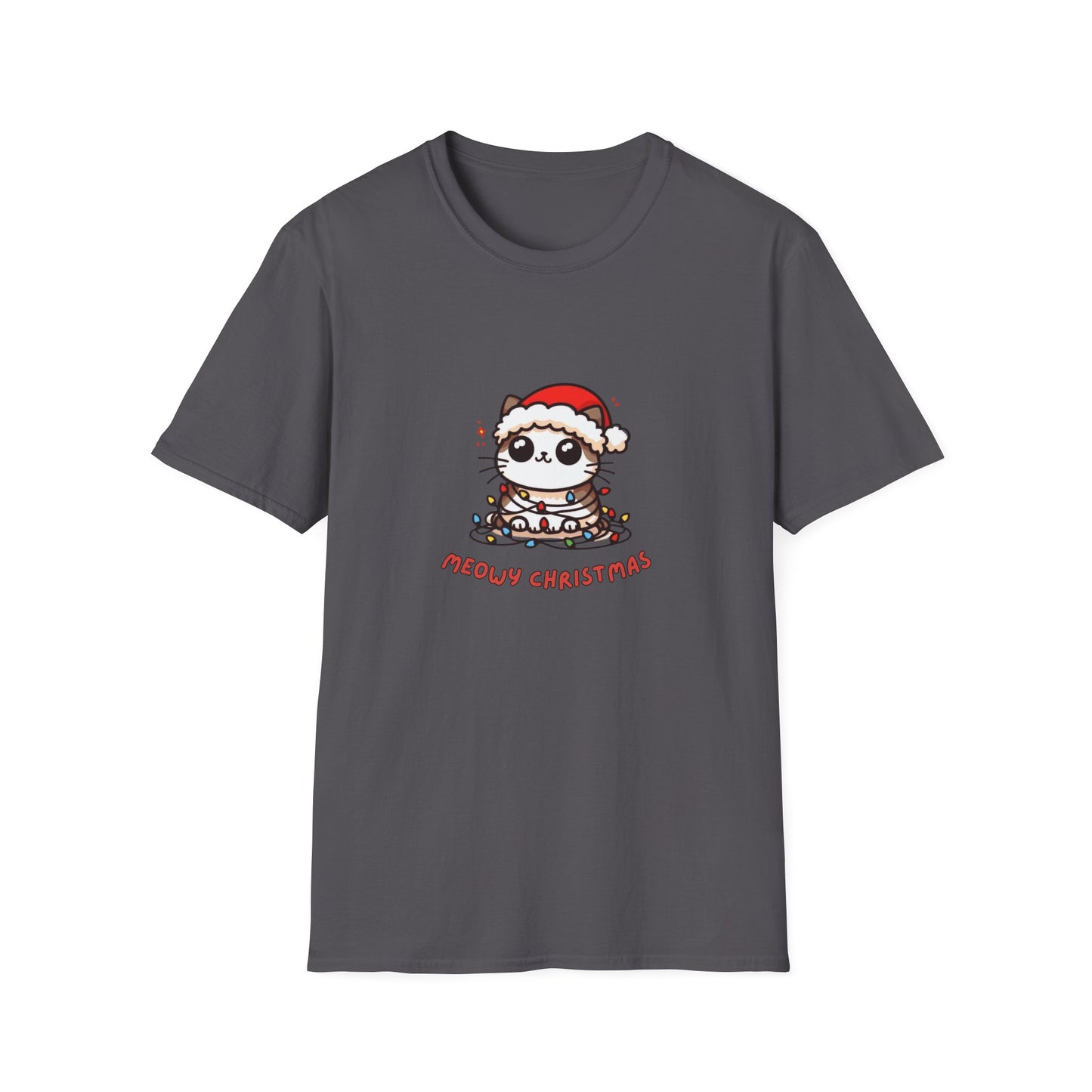 Meowy Christmas - Unisex Softstyle T-Shirt