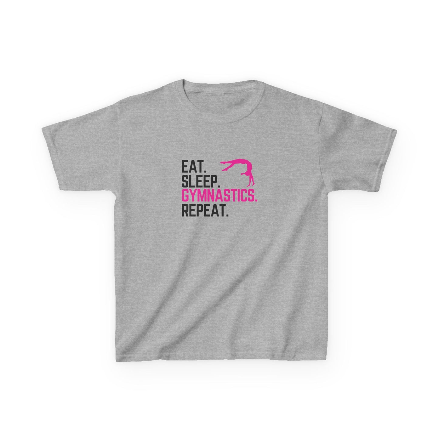 Eat Sleep Gymnastics Repeat - Youth / Kids Heavy Cotton™ Tee