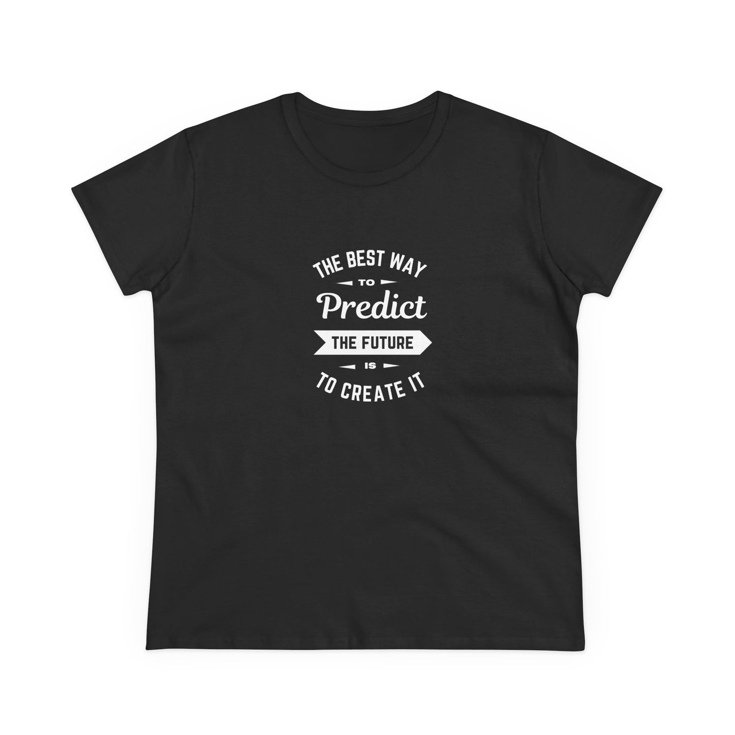 Best way to predict the future is to create it - Women's Midweight Cotton Tee