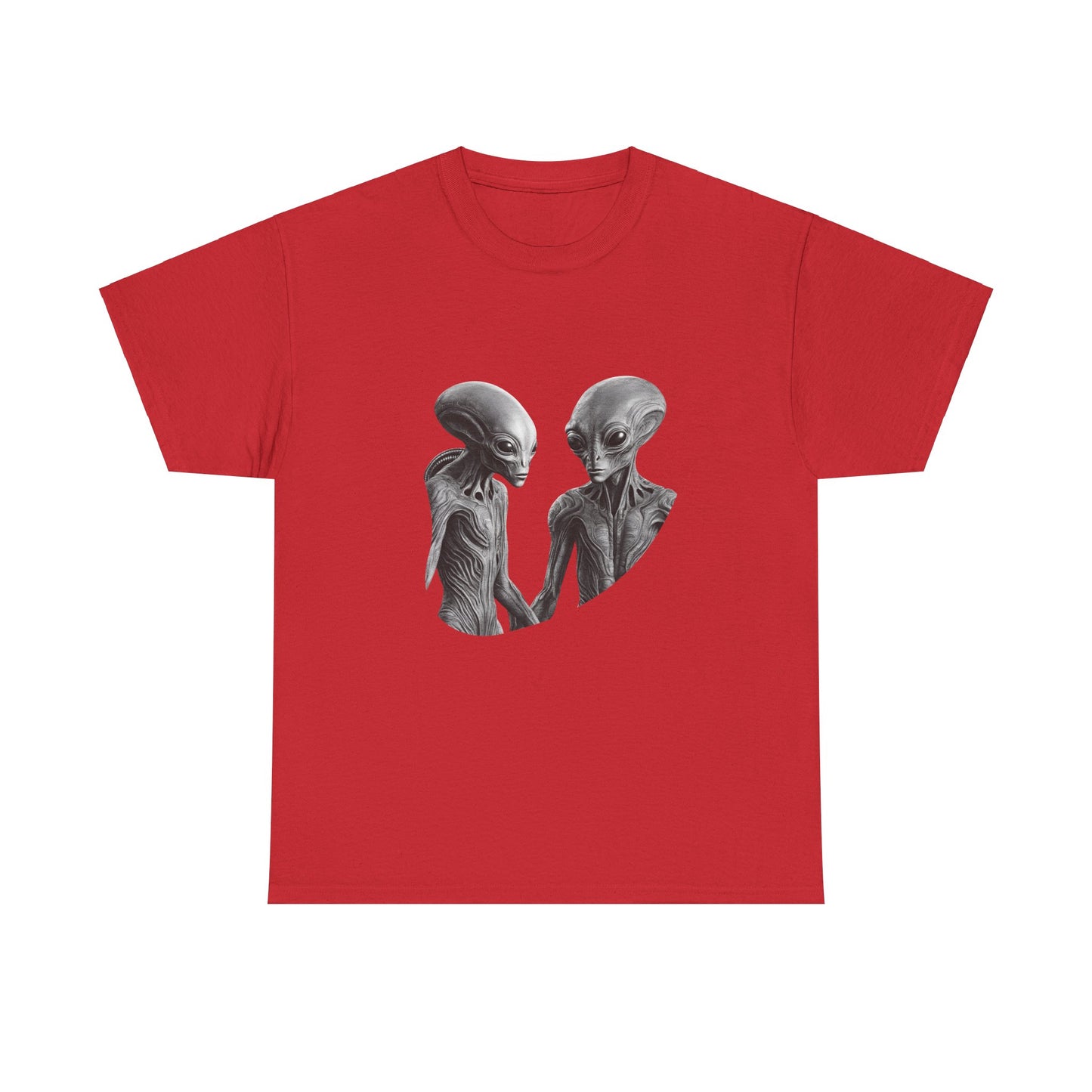 Aliens - Statement Graphic - Unisex Heavy Cotton Tee