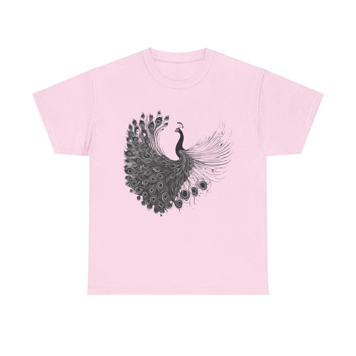 Peacock - Statement Graphic - Unisex Heavy Cotton Tee