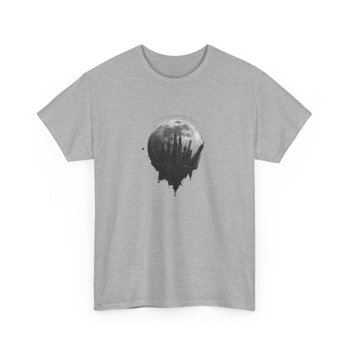 To the Moon and Back- Unisex Heavy Cotton Tee