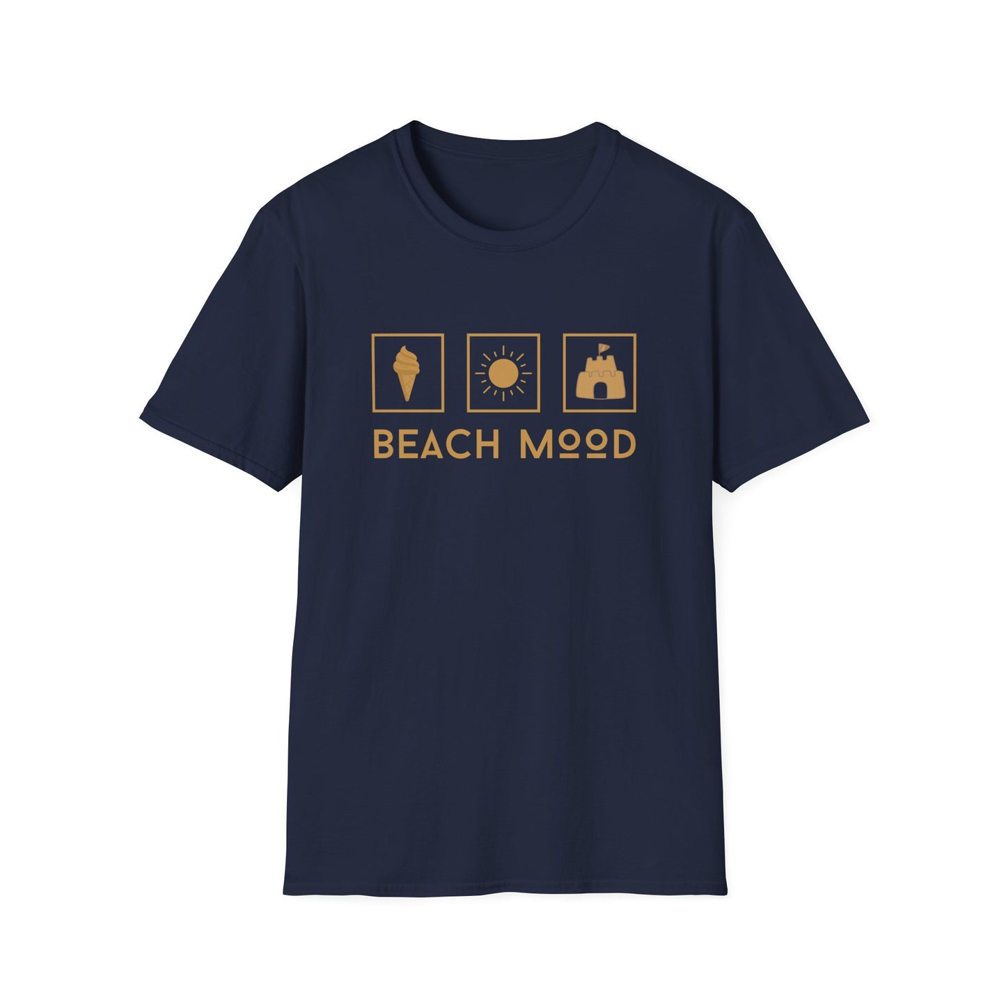 Beach Mood (sand) - Statement graphic - Unisex Softstyle T-Shirt