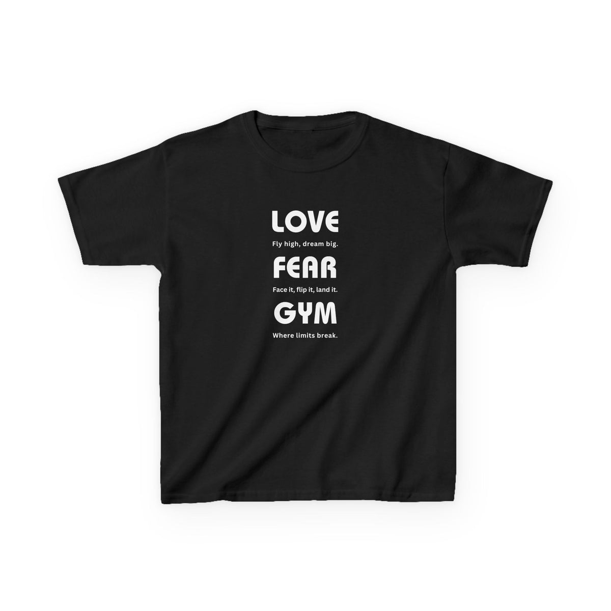 Love Fear Gym - Youth / Kids Heavy Cotton™ Tee