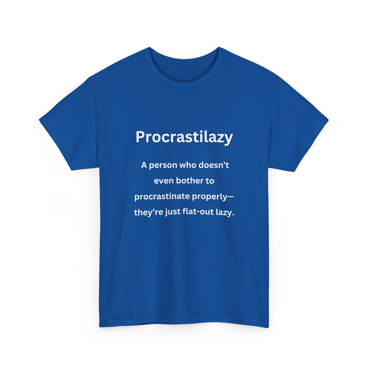 Procrastilazy - Urban Words - Unisex Heavy Cotton Tee