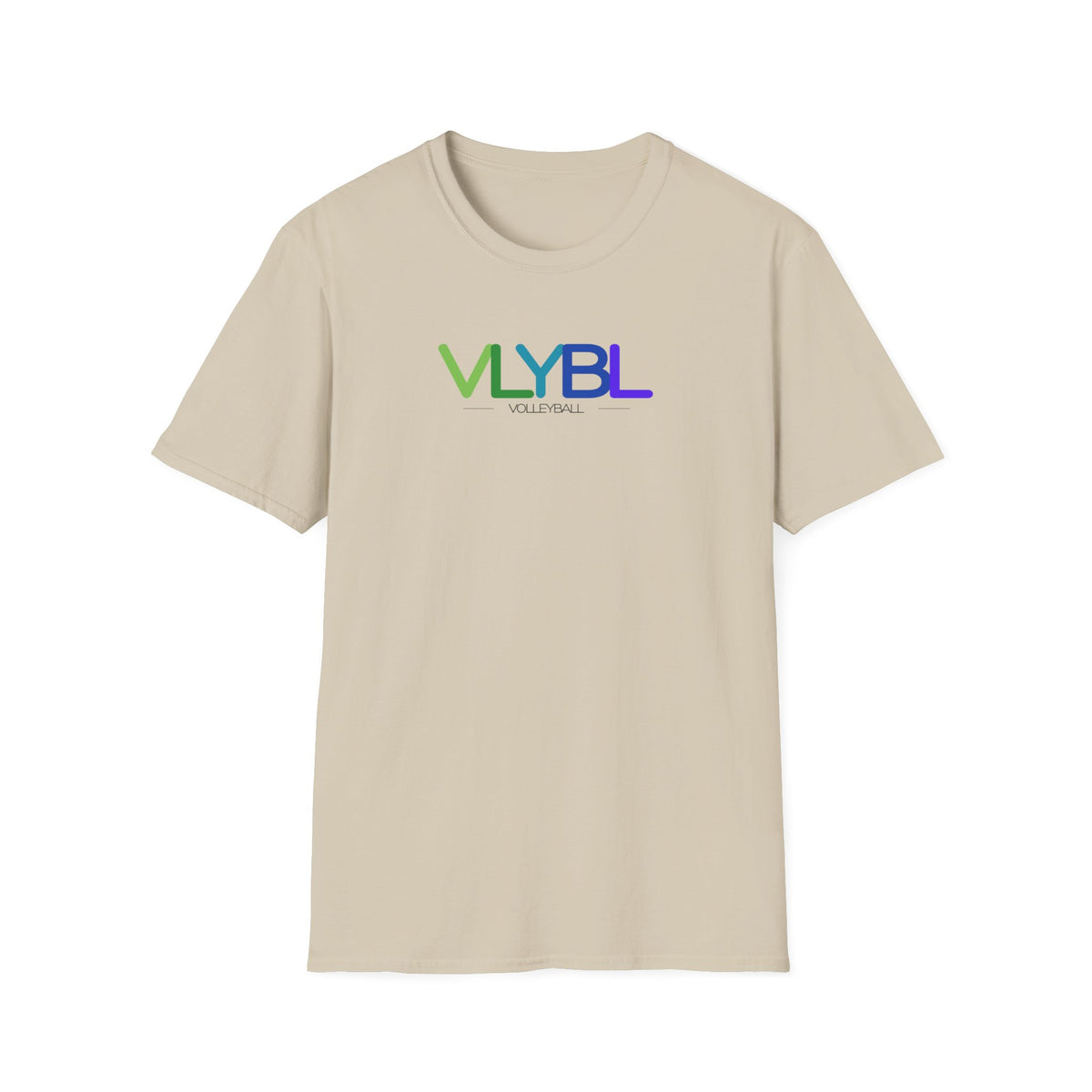 VLYBL- Volleyball (blues) - Unisex Softstyle T-Shirt