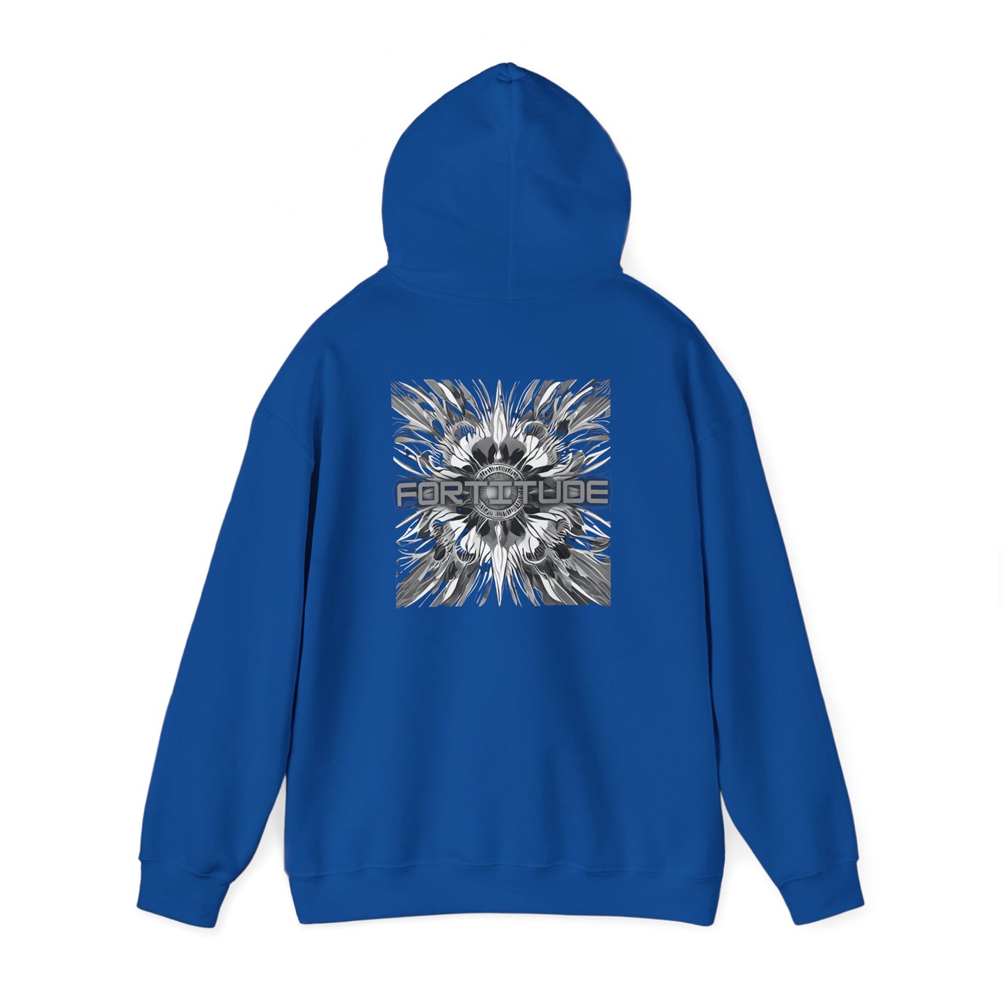 Fortitude (printed on back) - Statement Graphic - Unisex Heavy Blend™ Hooded Sweatshirt