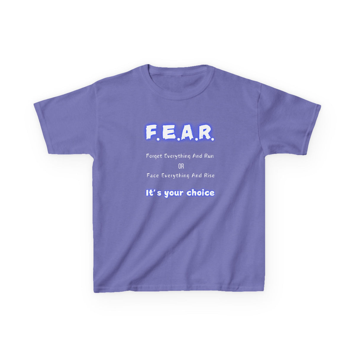F.E.A.R Face Everything And Rise - Youth / Kids Heavy Cotton™ Tee