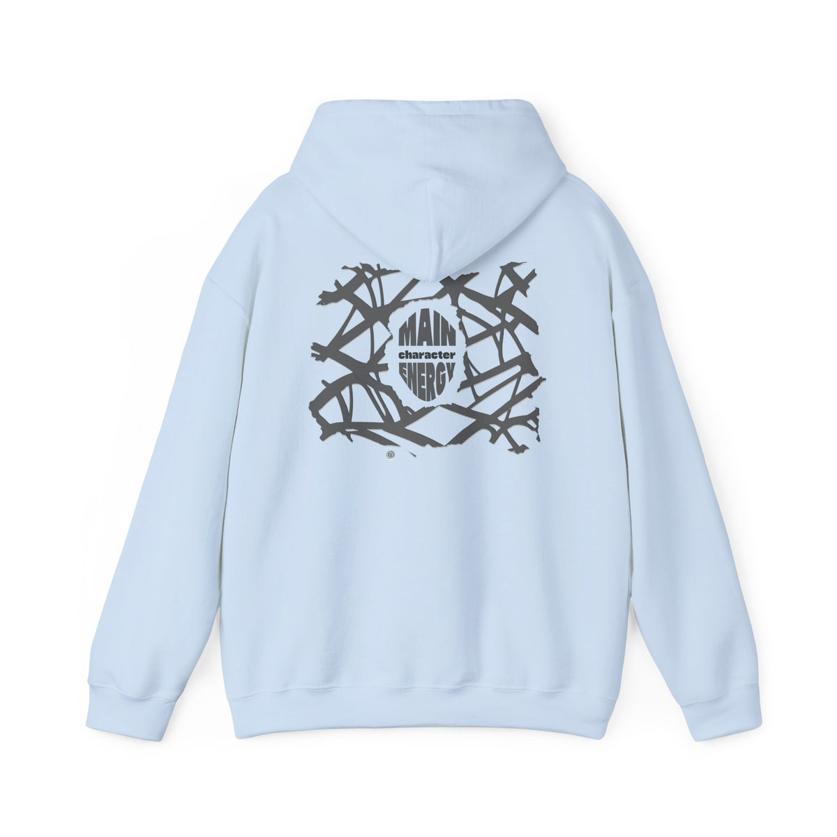 Main Character Energy (printed on back) - Modern Vibes - Unisex Heavy Blend™ Hooded Sweatshirt
