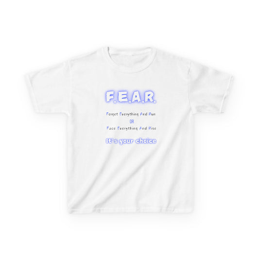 F.E.A.R Face Everything And Rise - Youth / Kids Heavy Cotton™ Tee