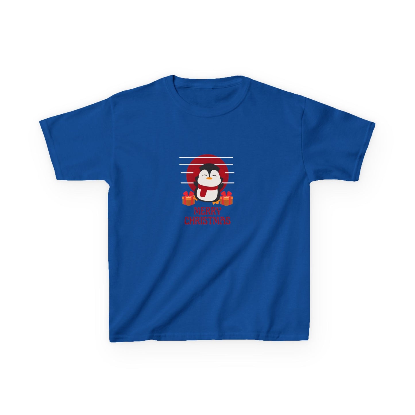 Merry Penguin - Youth/Kids Heavy Cotton Tee