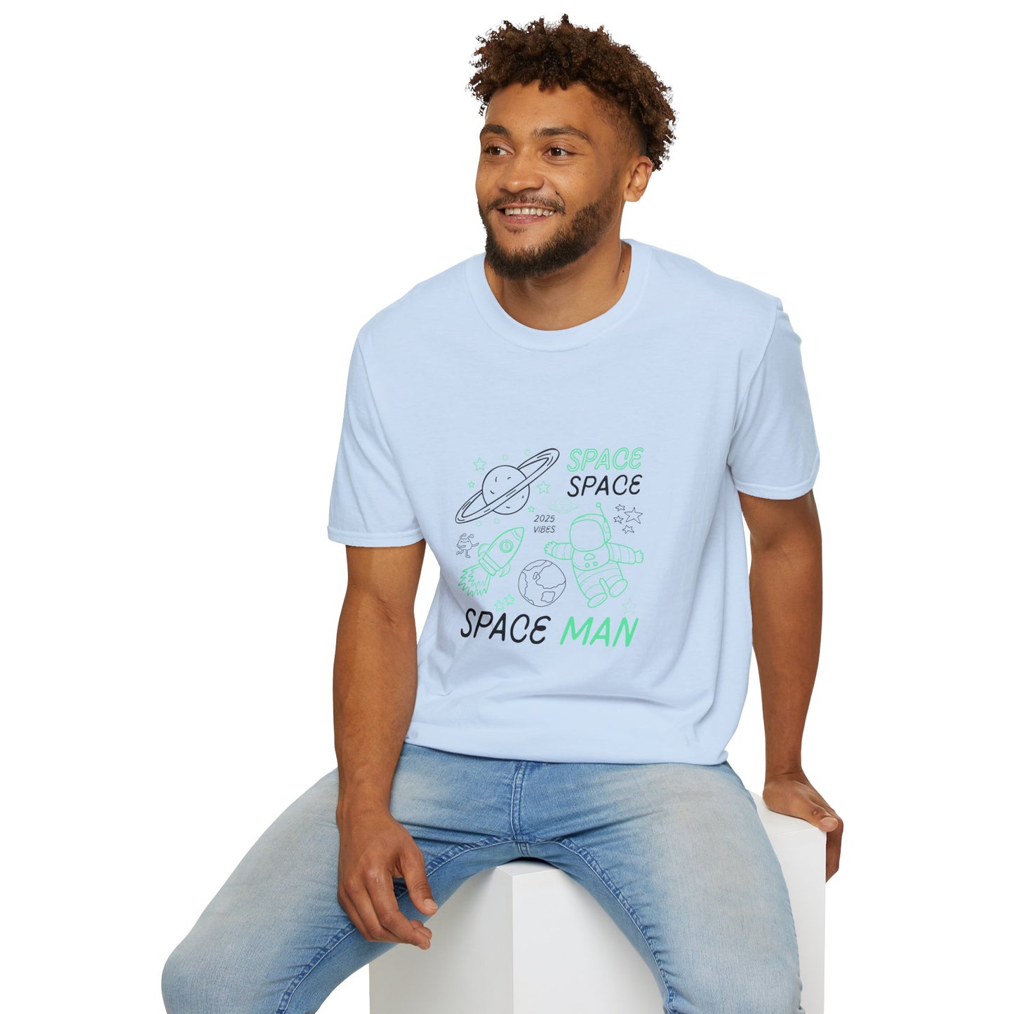 Space Man - Unisex Softstyle T-Shirt