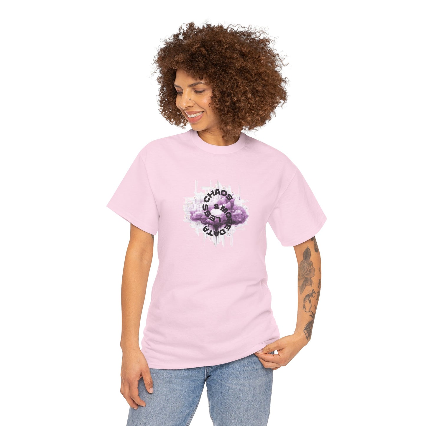Less Chaos, More Data - Unisex Heavy Cotton Tee