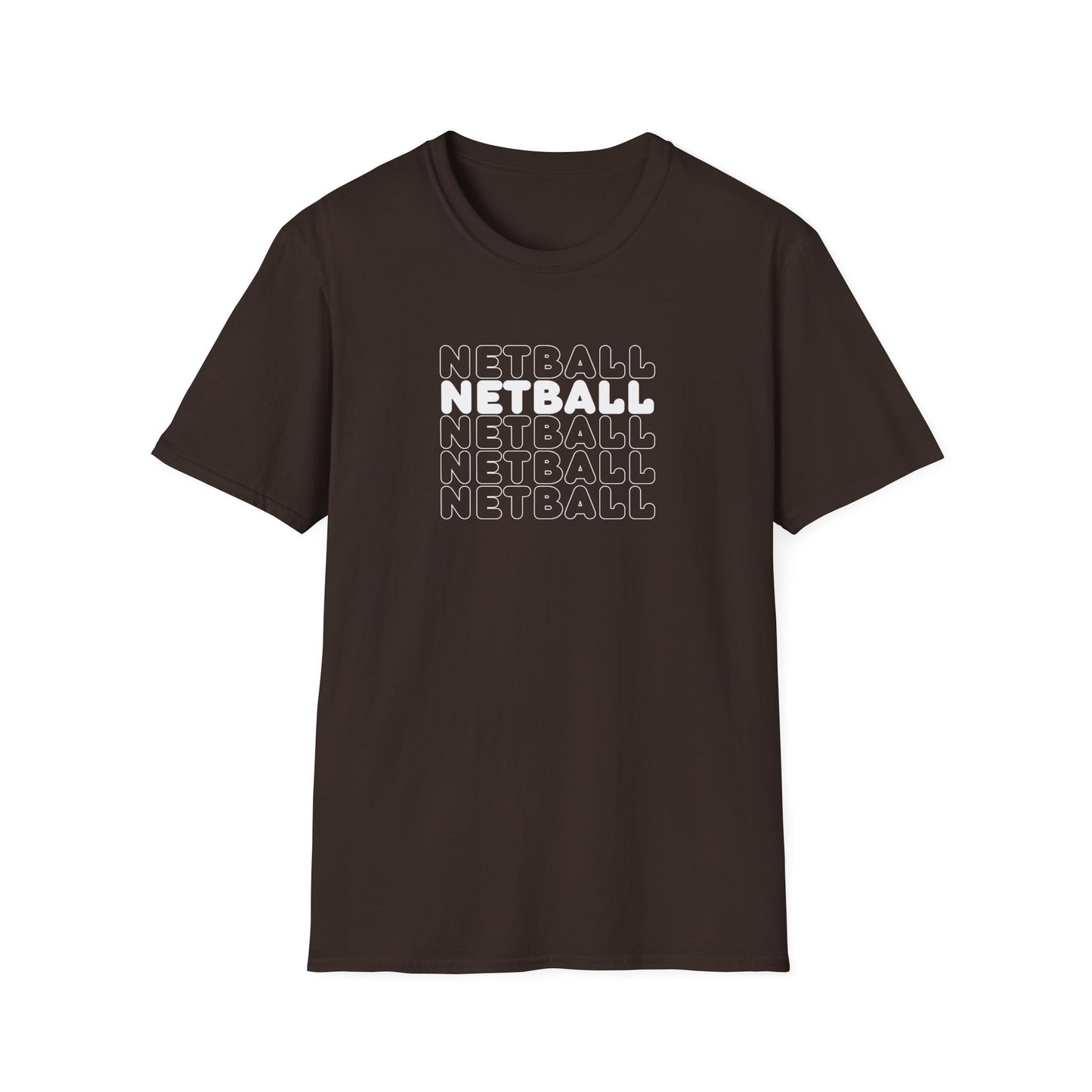 Netball x 5 - Unisex Softstyle T-Shirt