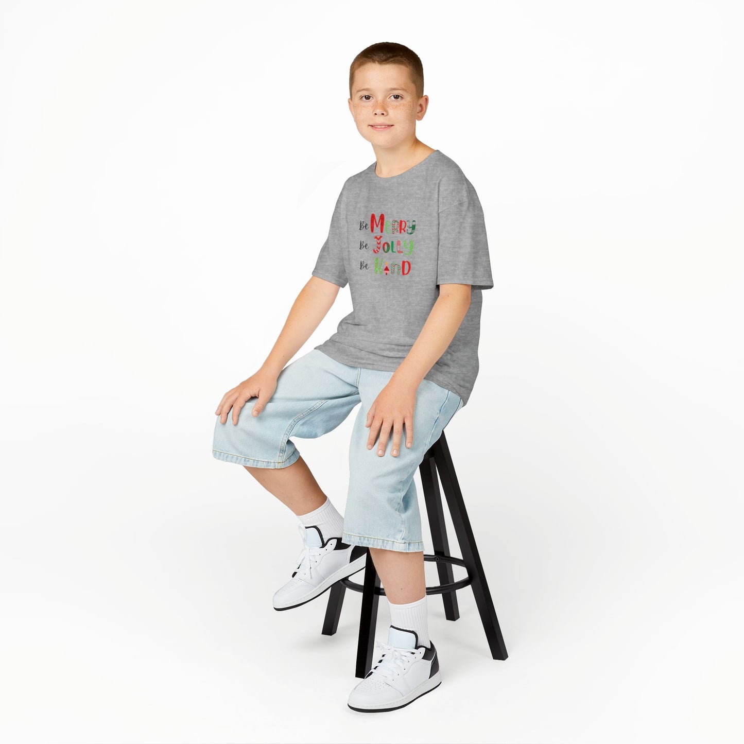 Be Merry, Be Jolly, Be Kind - Youth / Kids Heavy Cotton™ Tee