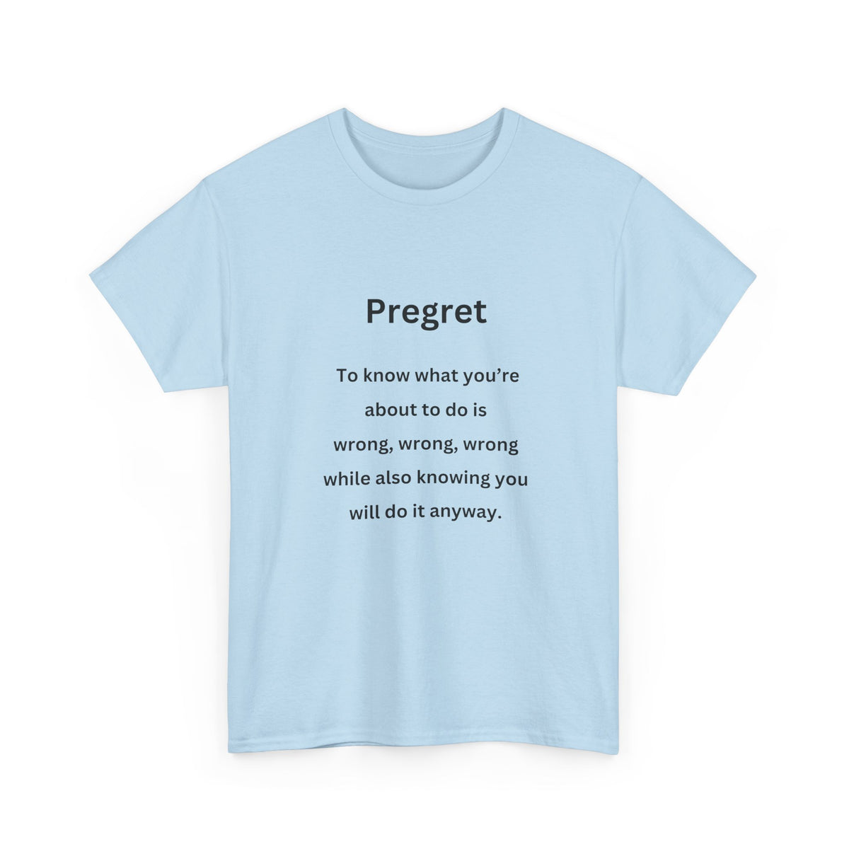 Pregret - Urban Words - Unisex Heavy Cotton Tee