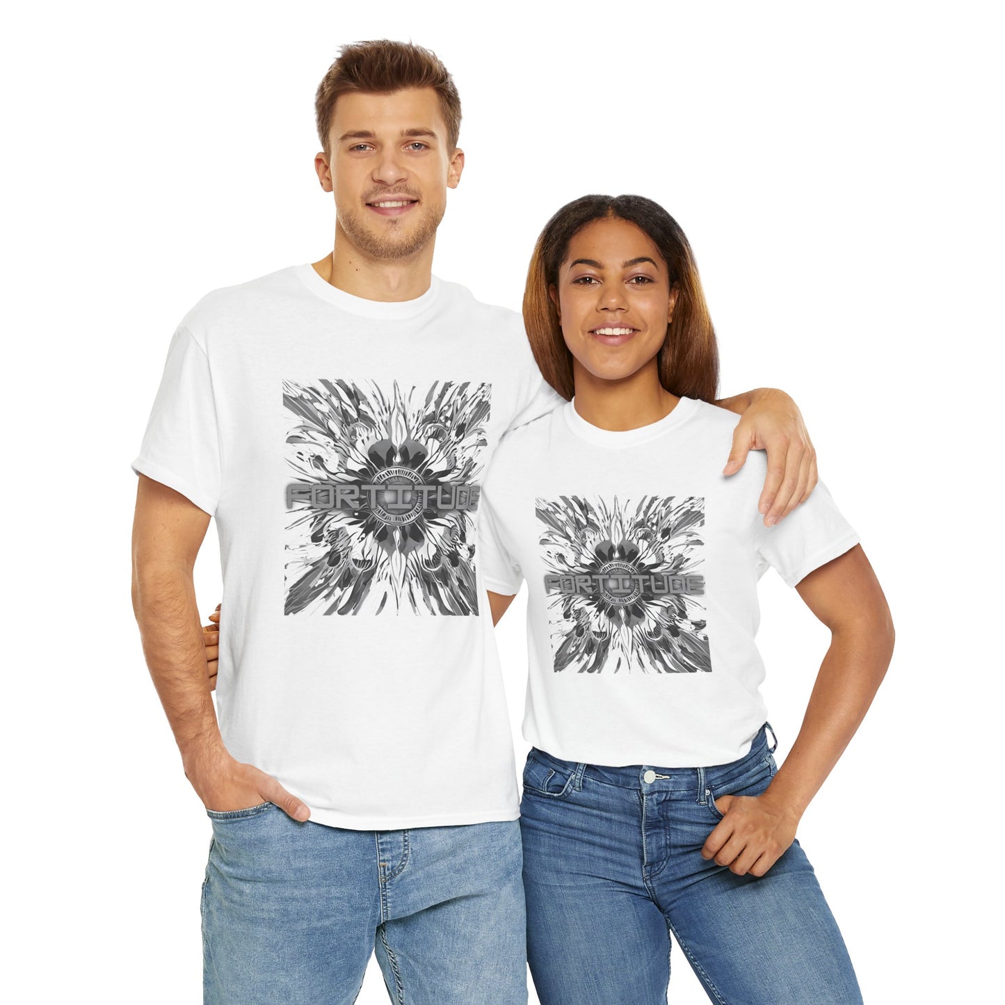 Fortitude - Statement Graphic - Unisex Heavy Cotton Tee