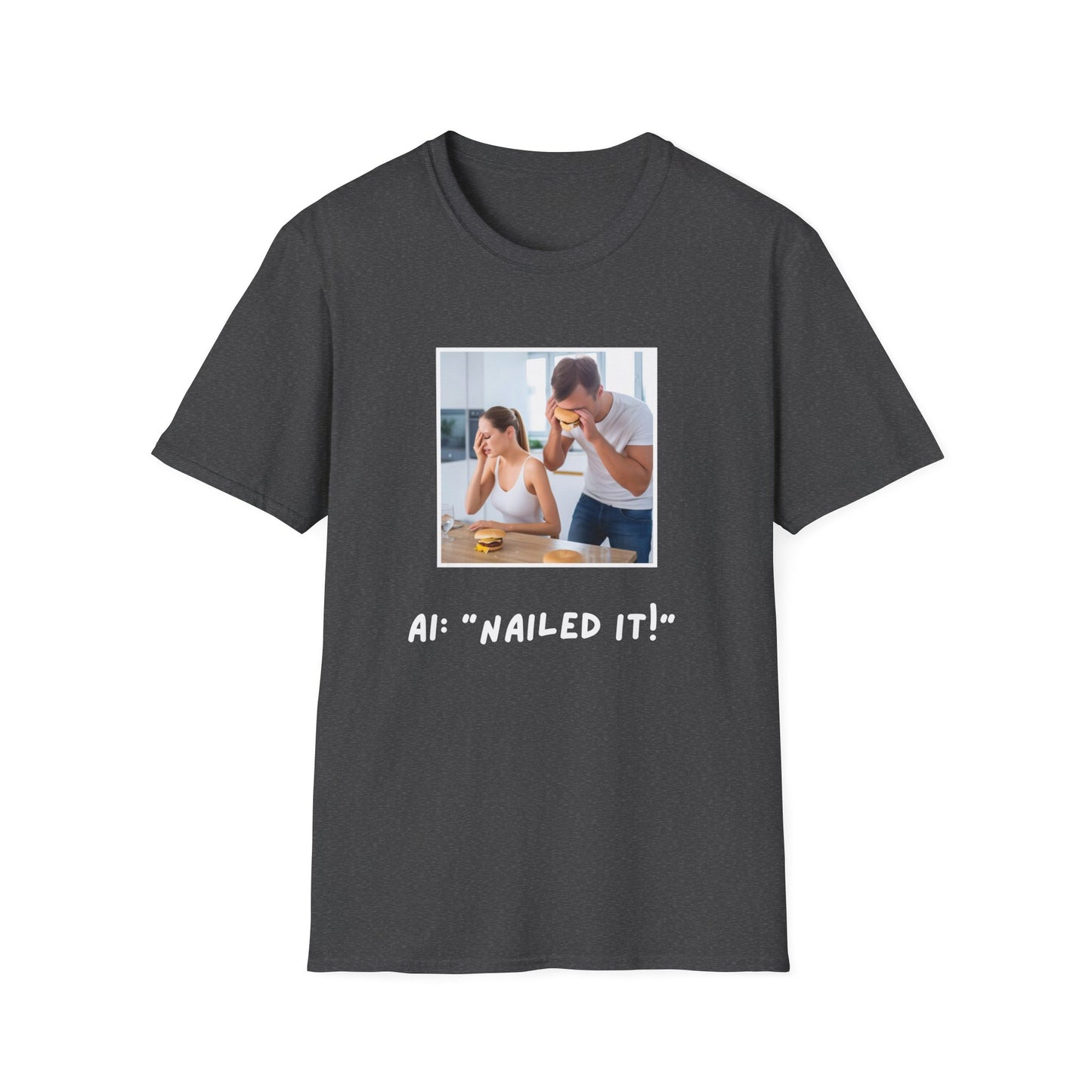 GenAI: Nailed it! - Tech - Unisex Softstyle T-Shirt