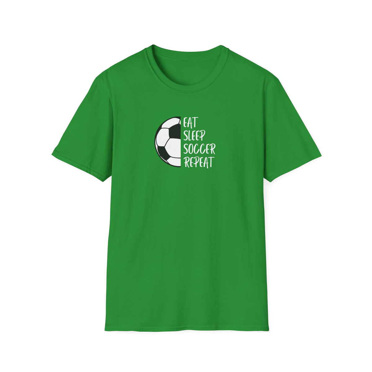 Eat Sleep Soccer Repeat - Unisex Softstyle T-Shirt