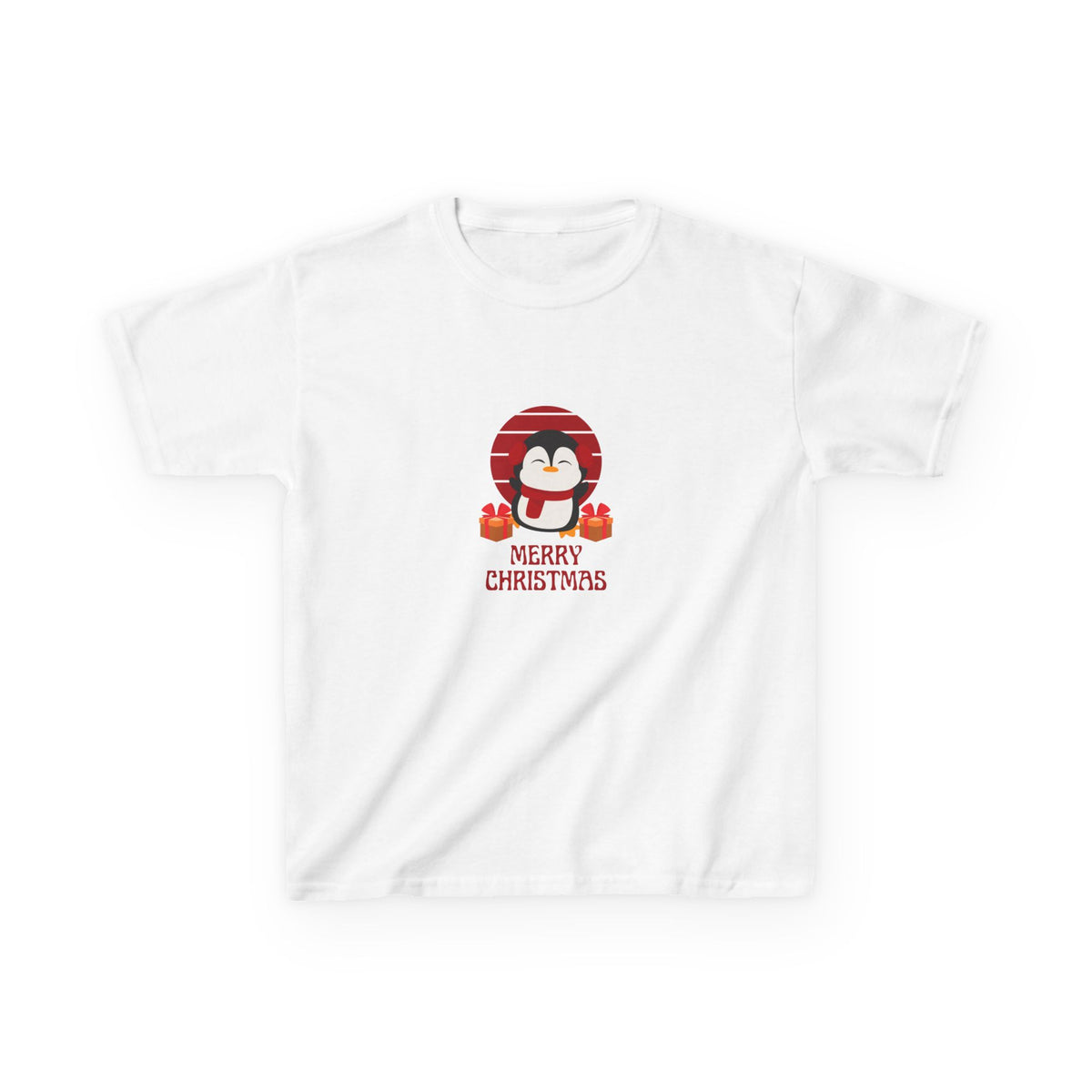 Merry Penguin - Youth/Kids Heavy Cotton Tee