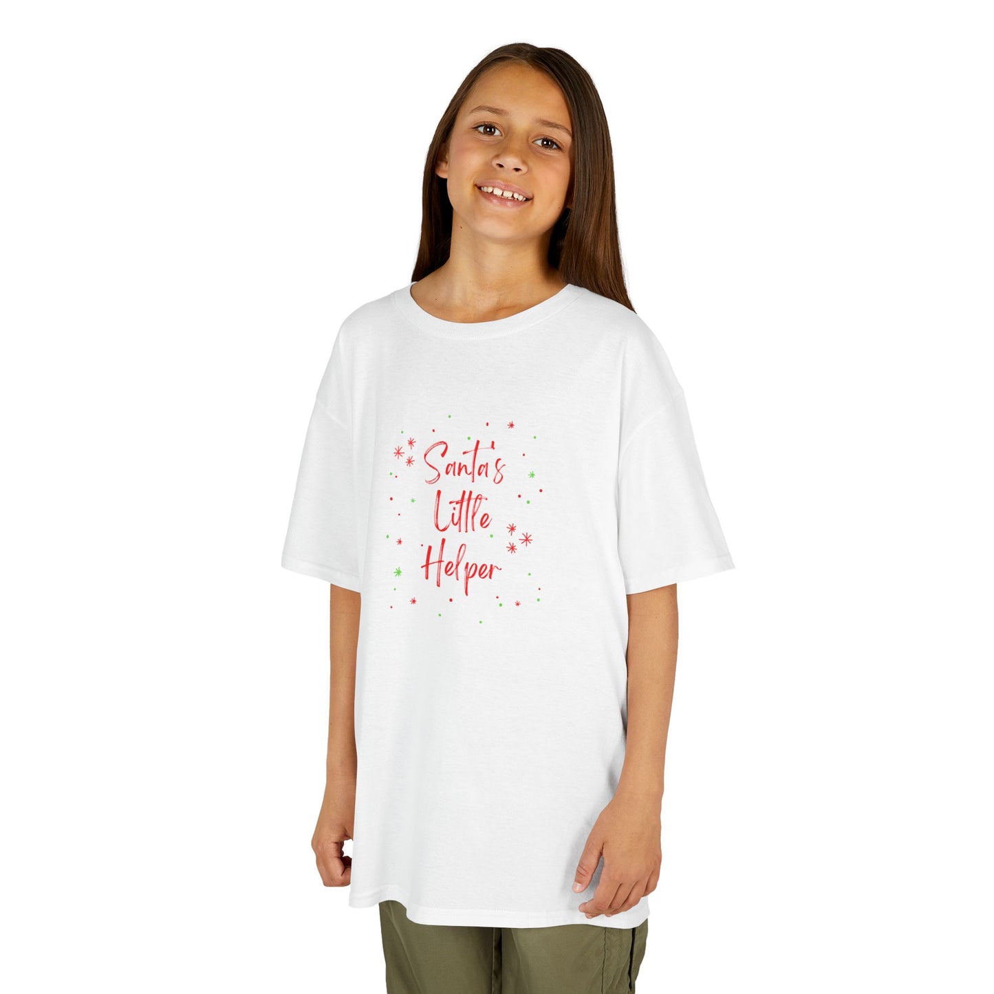 Santa's little helper - Youth/Kids Heavy Cotton Tee