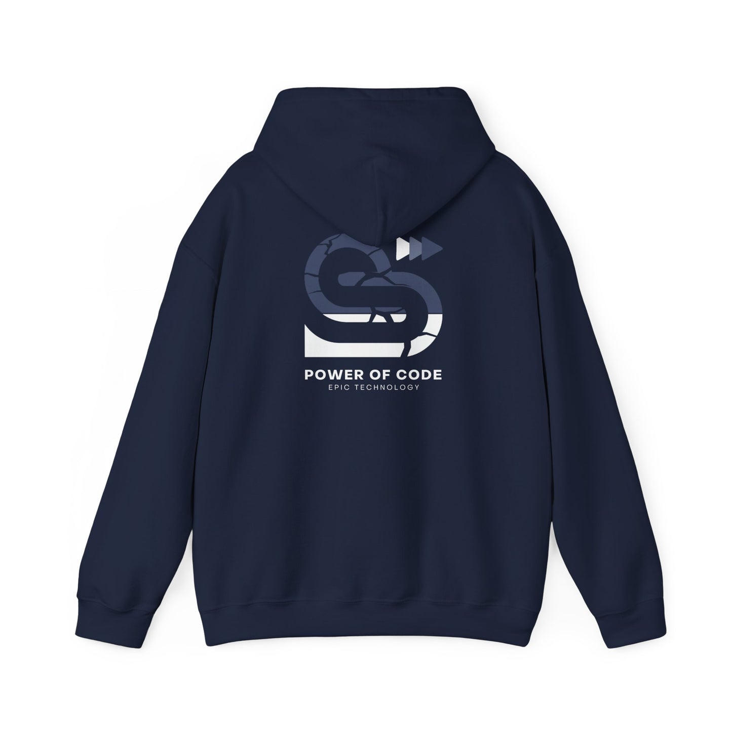 Power of Code (printed on back) - Unisex Heavy Blend™ Hooded Sweatshirt