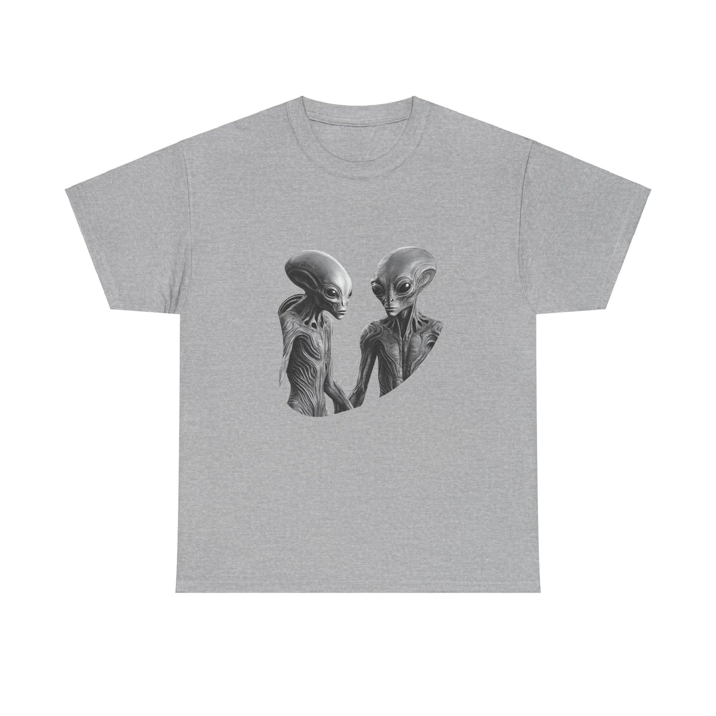 Aliens - Statement Graphic - Unisex Heavy Cotton Tee
