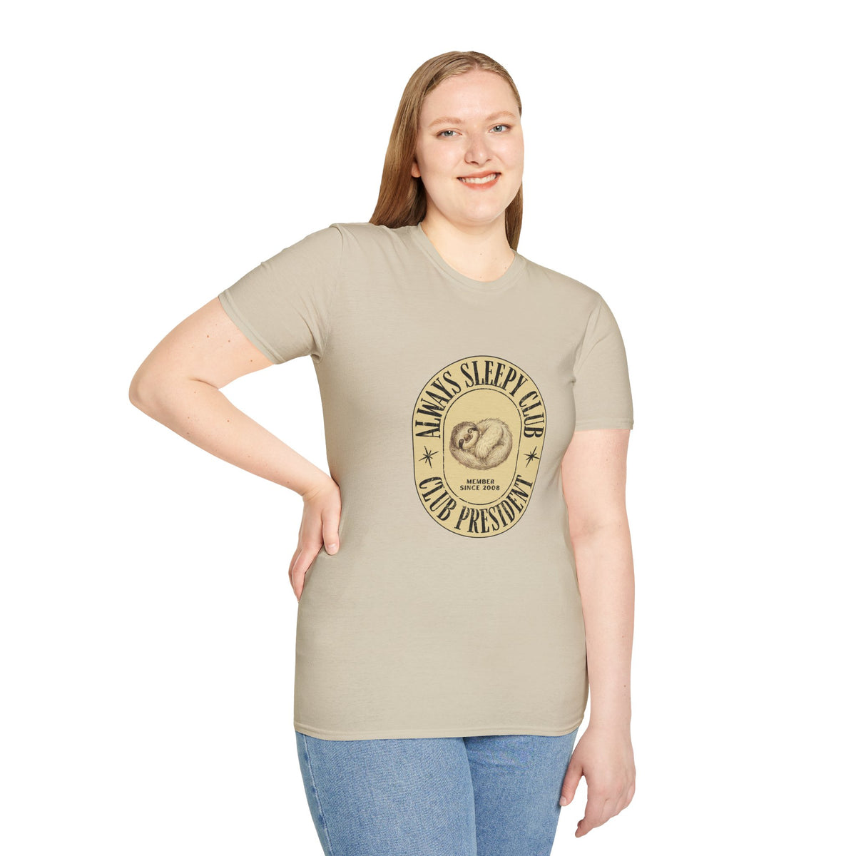 Sleepy Sloth - Unisex Softstyle T-Shirt