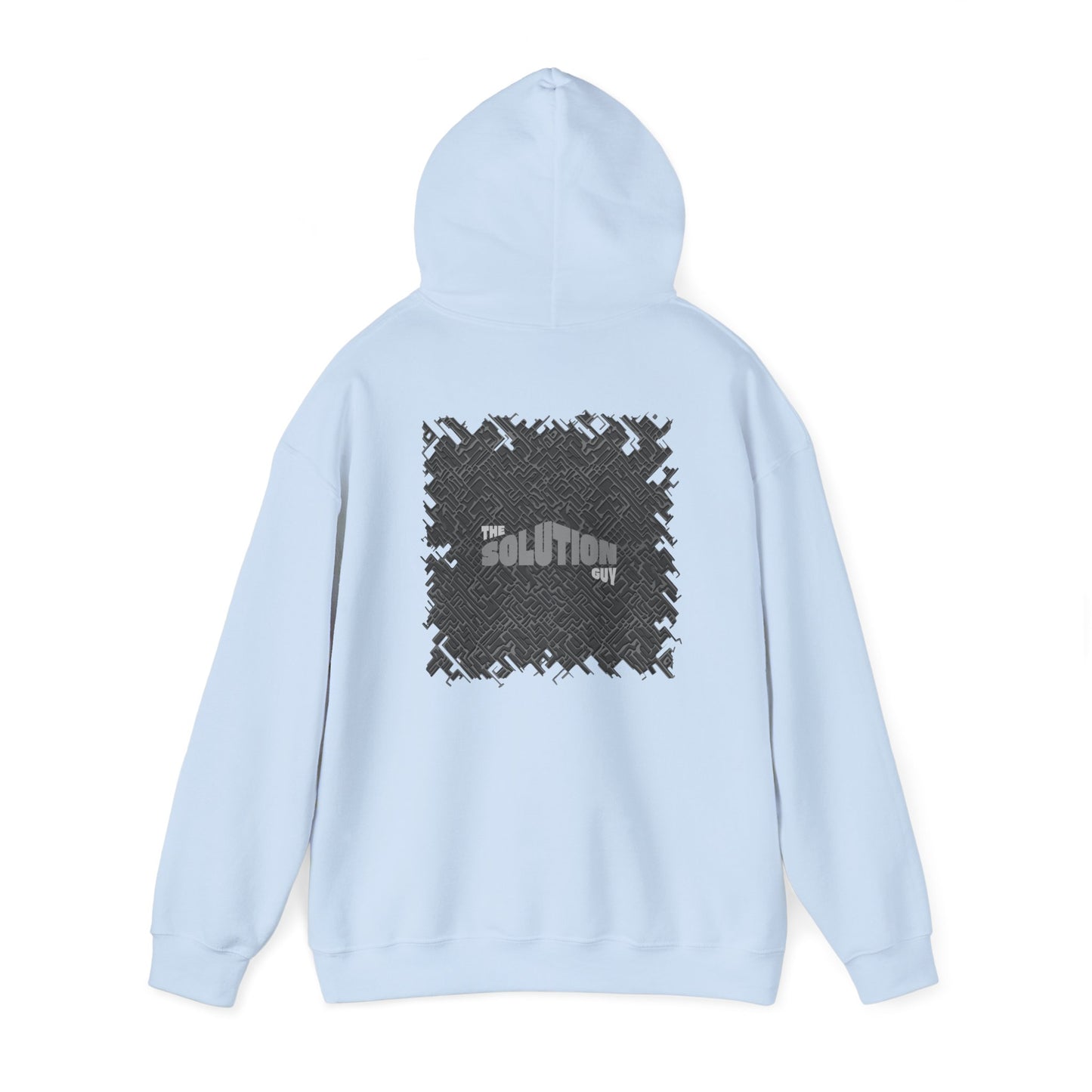 The Solution Guy (printed on back) - Modern Vibes - Unisex Heavy Blend™ Hooded Sweatshirt