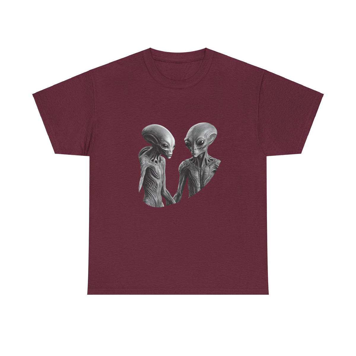 Aliens - Statement Graphic - Unisex Heavy Cotton Tee
