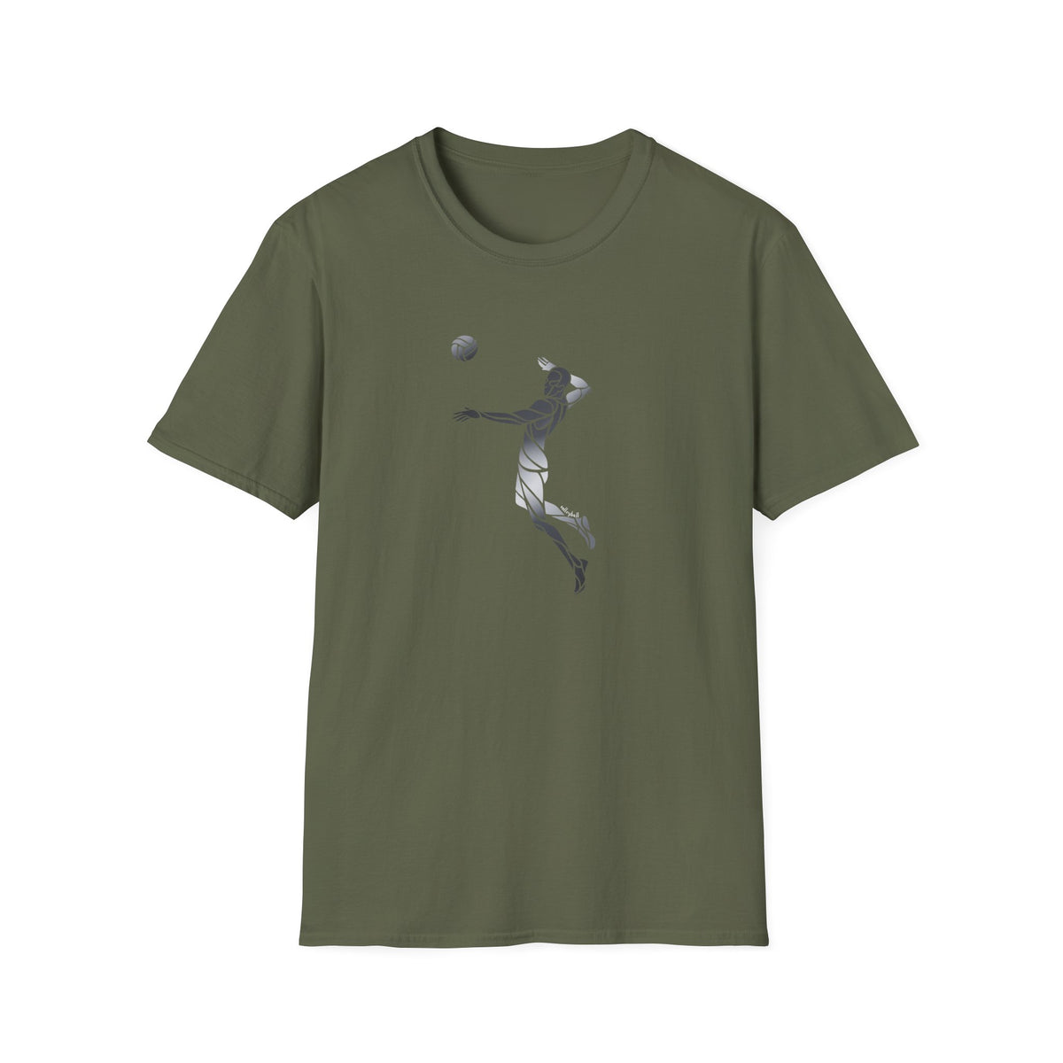 Volleyball jump - Unisex Softstyle T-Shirt