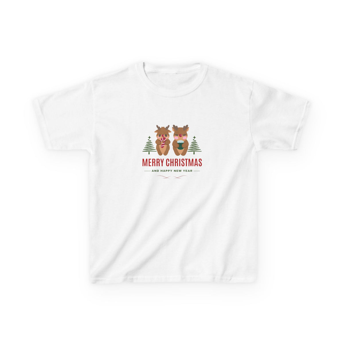 Reindeer Christmas - Youth / Kids Heavy Cotton™ Tee