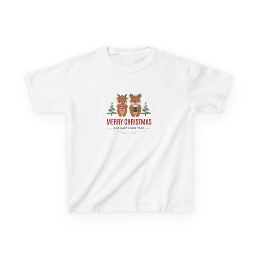 Reindeer Christmas - Youth / Kids Heavy Cotton™ Tee