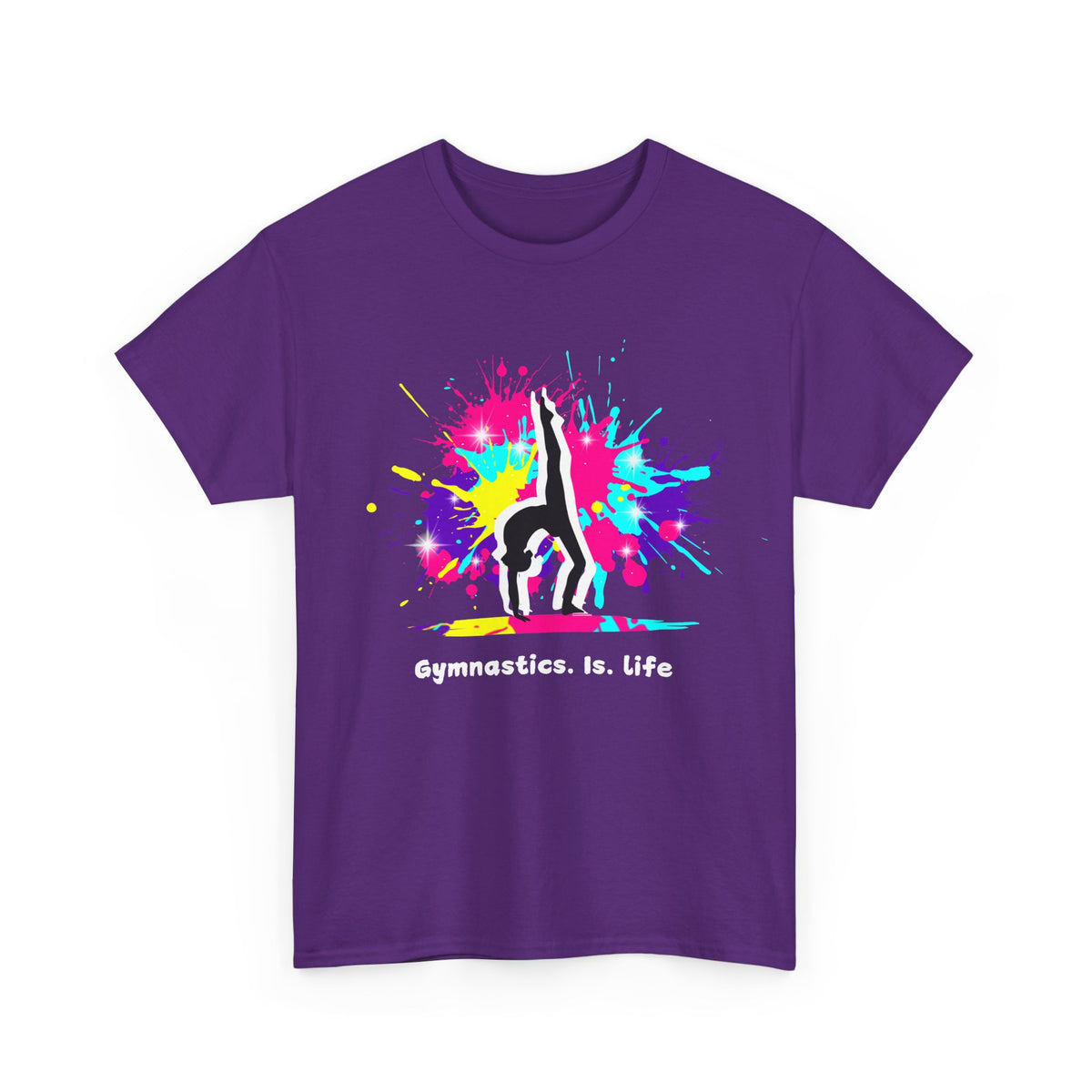 Gymnastics. Is. Life  - Unisex Heavy Cotton Tee