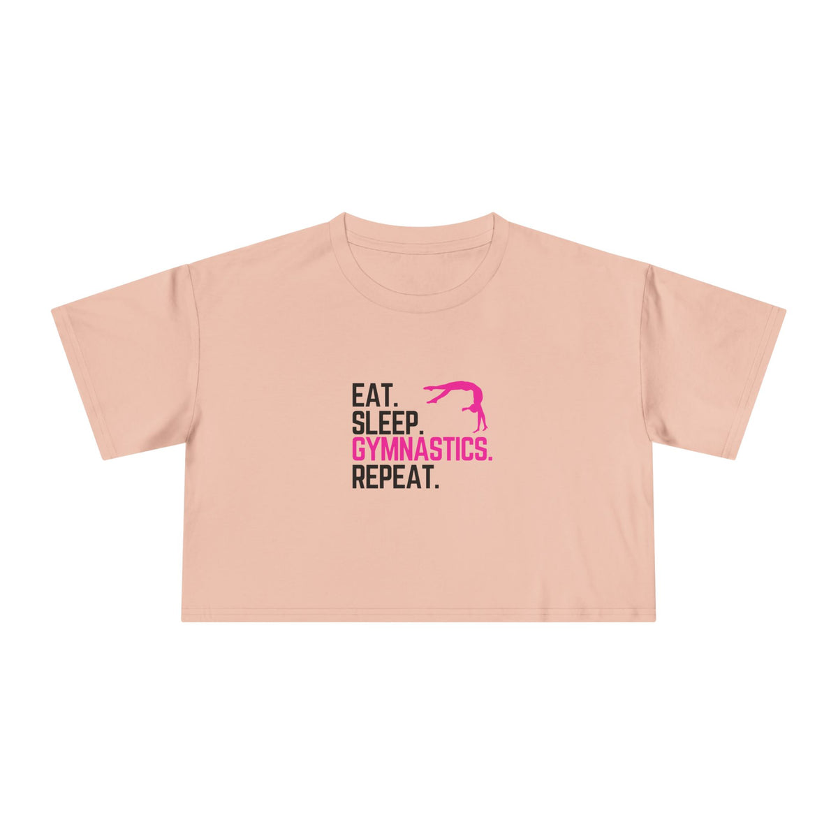 Eat Sleep Gymnastics Repeat - Women's Crop Tee