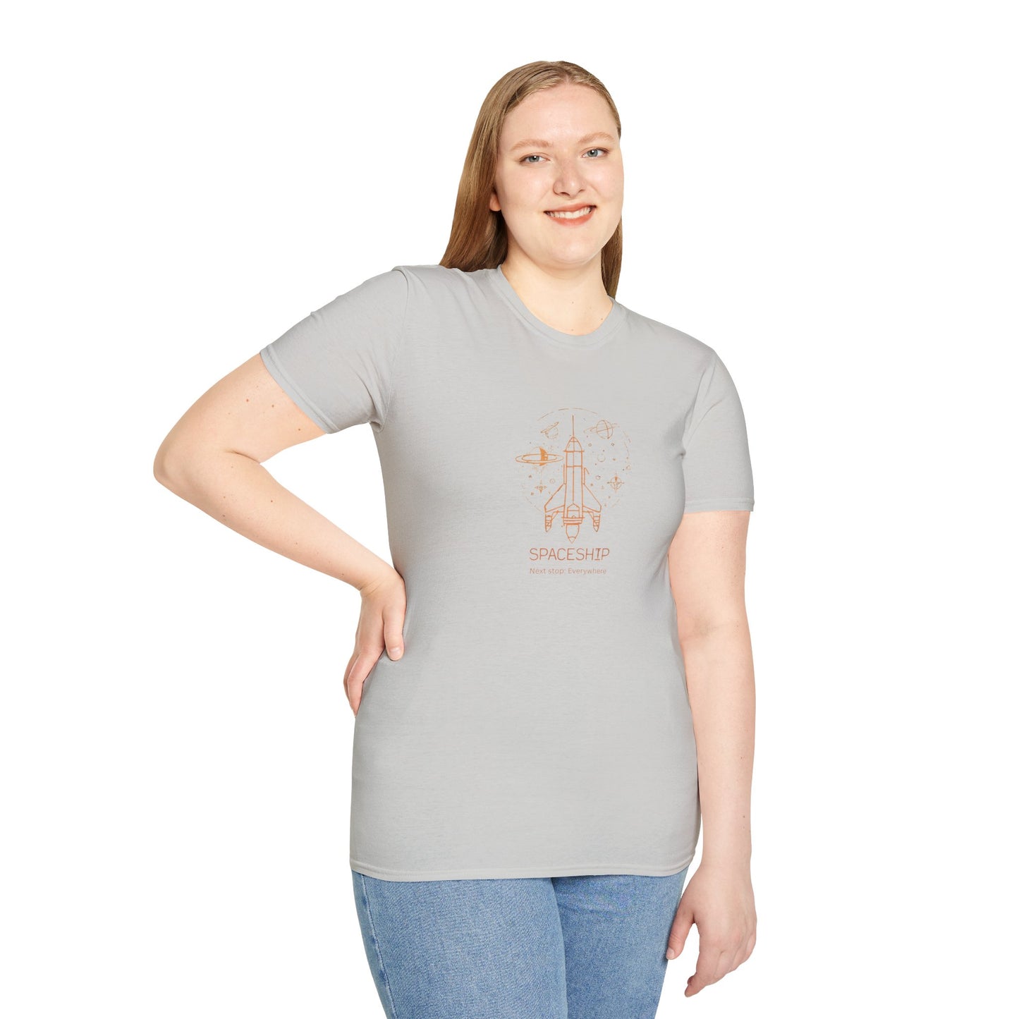 Spaceship - Unisex Softstyle T-Shirt