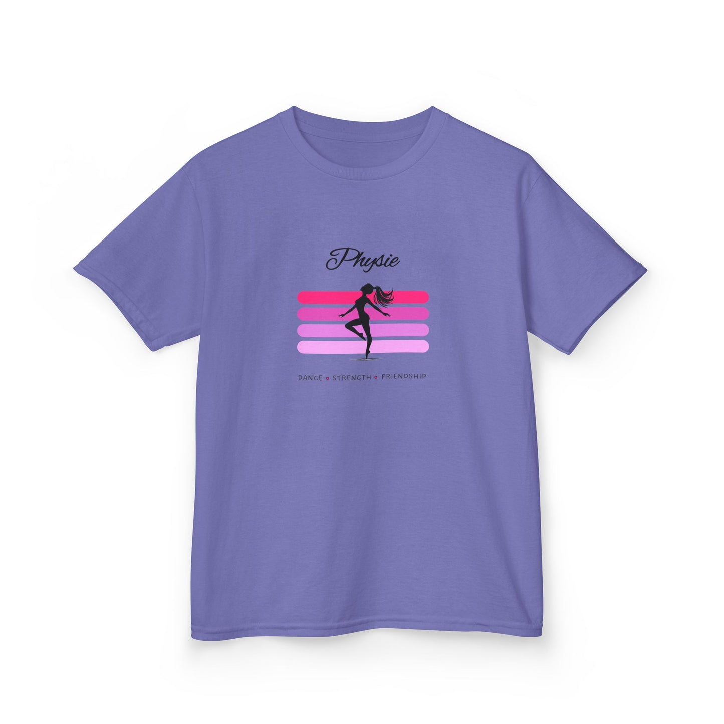 Physie. Dance. Strength. Friendship (pink) - Youth / Kids Heavy Cotton™ Tee