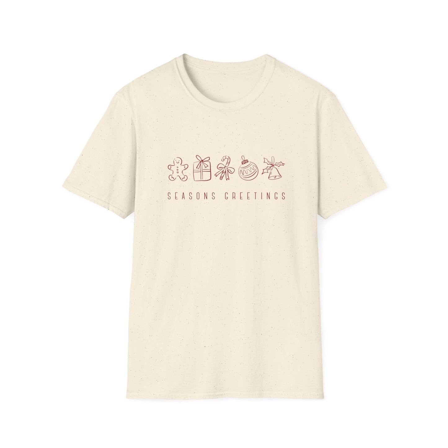 Christmas Sketches - Unisex Softstyle T-Shirt