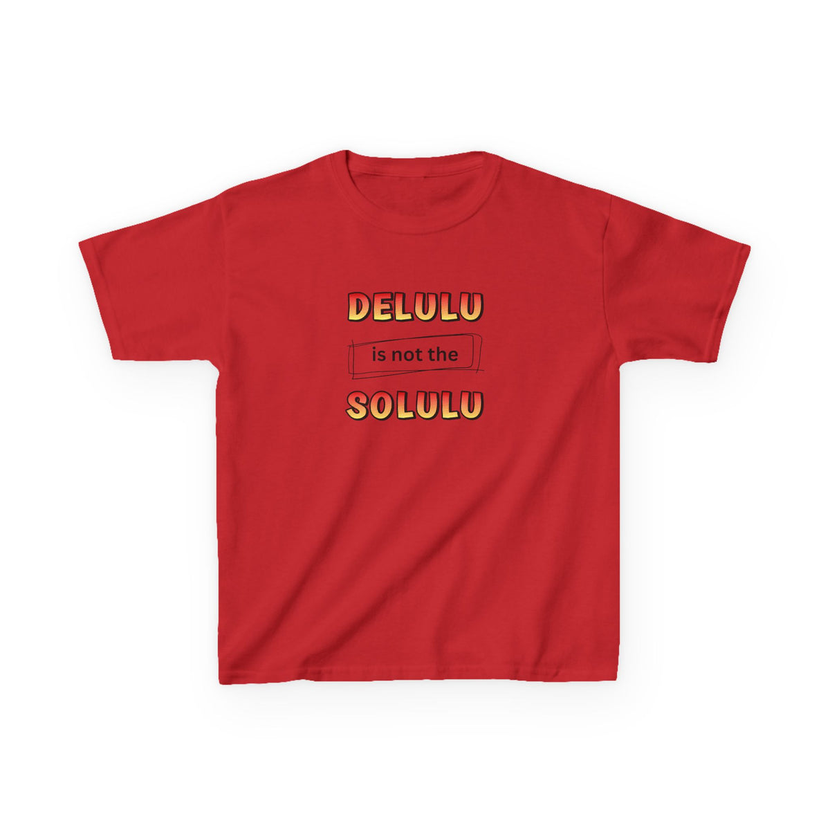 Delulu is not the Solulu - Youth / Kids Heavy Cotton™ Tee